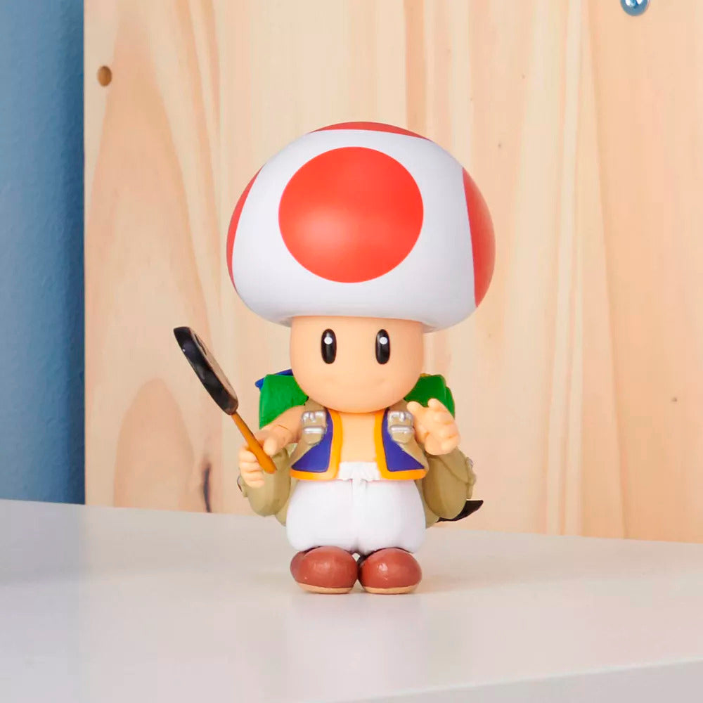 FIGURA TOAD ARTICULADA SUPER MARIO BROS LA PELÍCULA FIGURA TOAD ARTICULADA SUPER MARIO BROS LA PELÍCULA